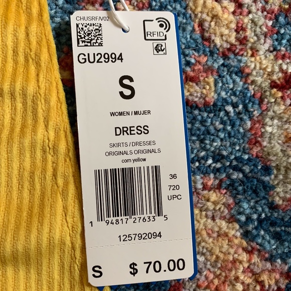adidas | Dresses | Adidas Yellow 